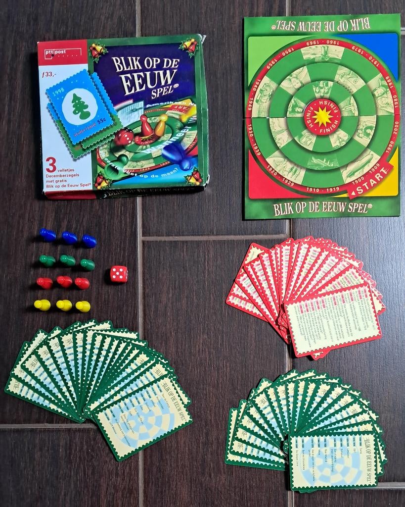 Blik op de eeuw spel, Drie of vier spelers, Ophalen of Verzenden, Gebruikt, Identity Games