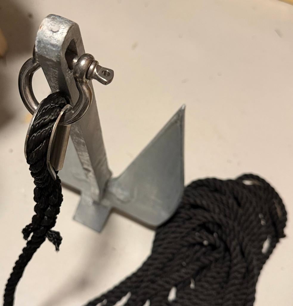 Talamex anker 3,5 kg (incl. bevestiging & 16M touw), Ophalen, Nieuw, Overige typen