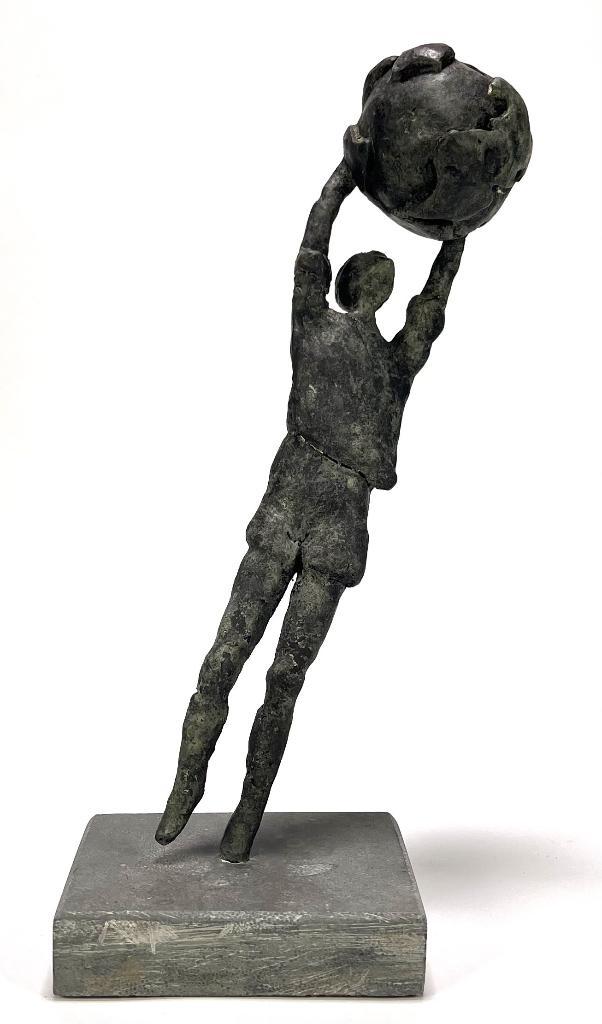 261. Bronzen beeld, modern figuratief - Europa, Antiek en Kunst, Kunst | Beelden en Houtsnijwerken, Ophalen of Verzenden