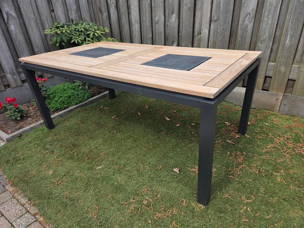 Mooie tuintafel hartman, Ophalen, Gebruikt, Rechthoekig