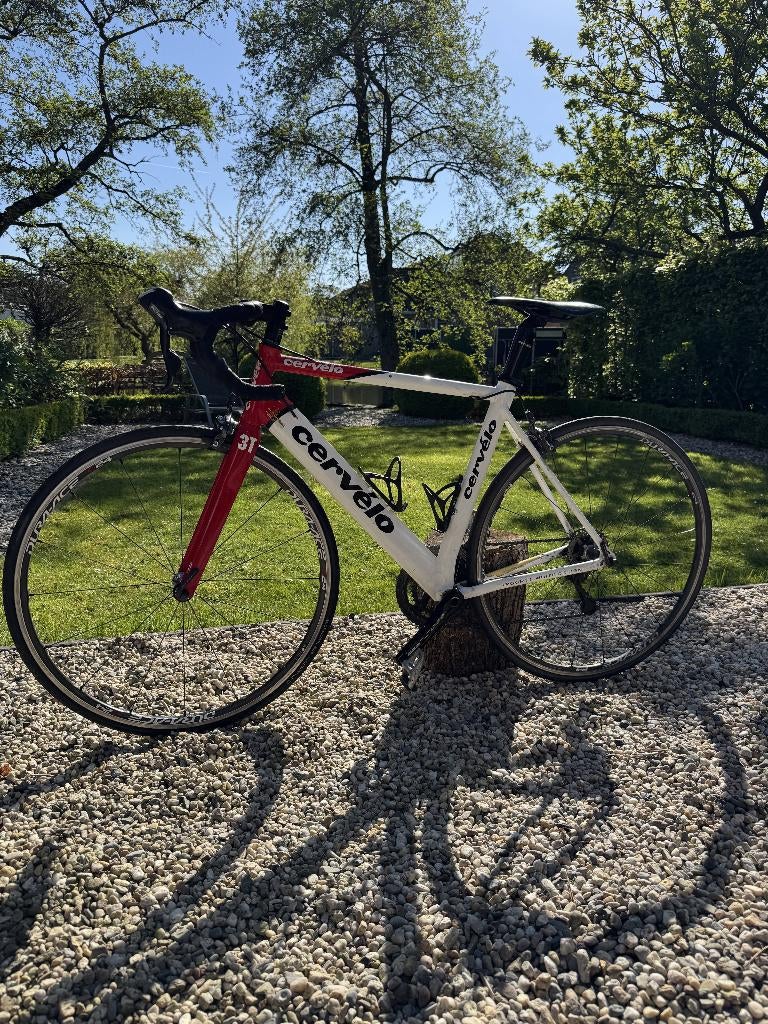 Cervélo racefiets | Shimano 105 | Dura-Ace C24 wielen, 28 inch, Gebruikt, Velgrem, Aluminium