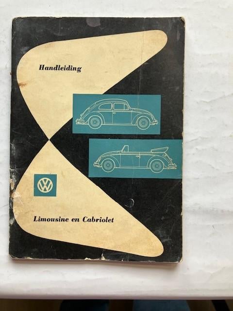 Instructieboekje     Volkswagen     Kever      1958       NL, Ophalen of Verzenden