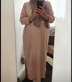 Roze Djellaba met capuchon, Roze, Onder de knie, Ophalen, Maat 38/40 (M)