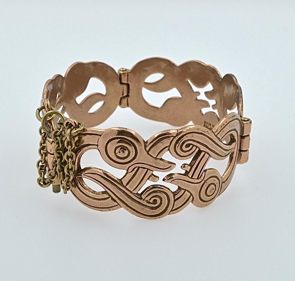 Bronzen 'Iku-Turso' armband van Kalevala Koru - AL.P7.D3/8, Verzenden, Zo goed als nieuw, Bruin, Overige materialen