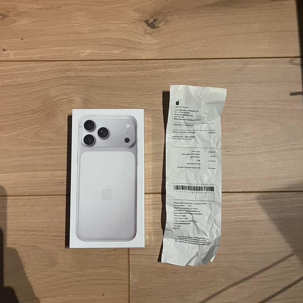 iphone 17 Pro max, Ophalen of Verzenden, Zo goed als nieuw, 6 megapixel of meer, Overige modellen