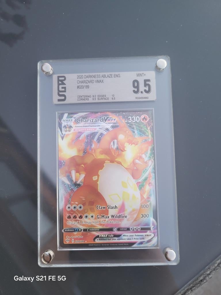 2020 darkness ablaze eng charizard vmax., Hobby en Vrije tijd, Verzamelkaartspellen | Pokémon, Ophalen of Verzenden