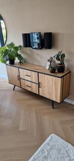 Dressoir design Xooon 180x42x80 cm, 150 tot 200 cm, Zo goed als nieuw, Industrieel, 25 tot 50 cm