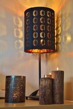 Set van 2 NYMÖ lampenkappen van IKEA, Ophalen, Rond, Zo goed als nieuw, Bruin