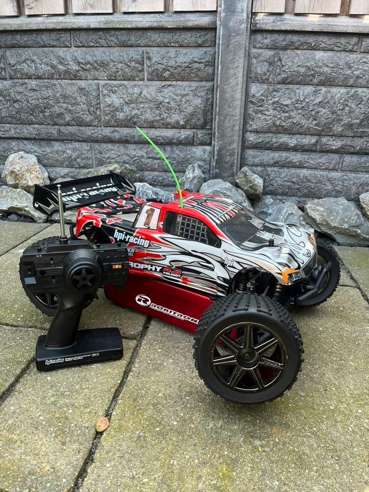HPI TROPHY Truggy 4.6 Big Block, Hobby en Vrije tijd, Modelbouw | Radiografisch | Auto's, Zo goed als nieuw, Onderdeel, Nitro