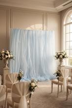 Mooie blauwe tulle backdrop te huur, Ophalen, Nieuw, Overige