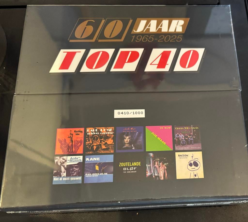 NIEUW: 60 Jaar Top 40 Singles Vinyl Boxset - Limited Edition, 7 inch, Single, Ophalen of Verzenden, Pop