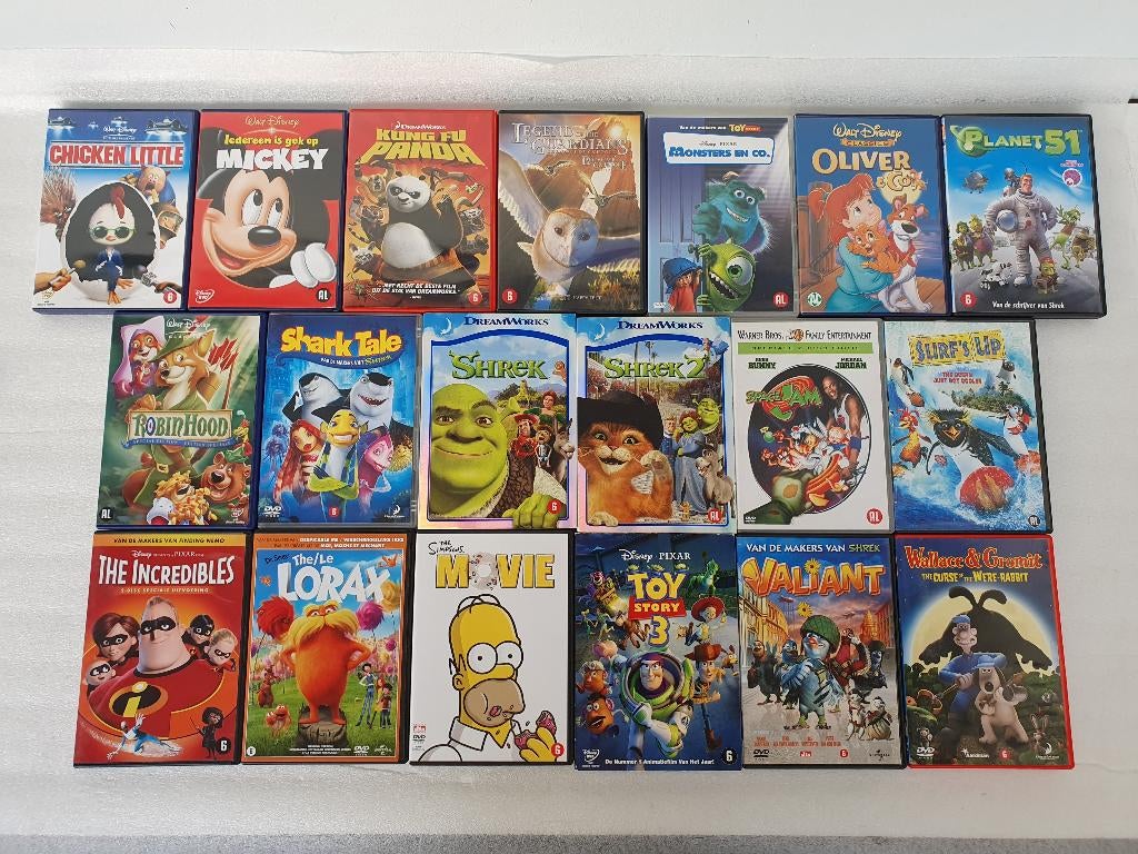 Disney dvd's en animatiefilms, Alle leeftijden, Ophalen of Verzenden, Gebruikt, Amerikaans