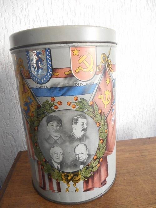 blik bevrijdingsblik 1939  1945, Verzamelen, Ophalen of Verzenden, Gebruikt, Overige