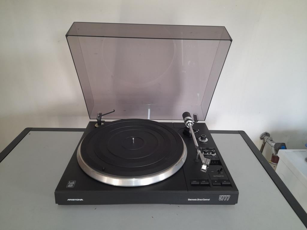 Aristona platenspeler 5777, Gebruikt, Automatisch, Platenspeler, Ophalen