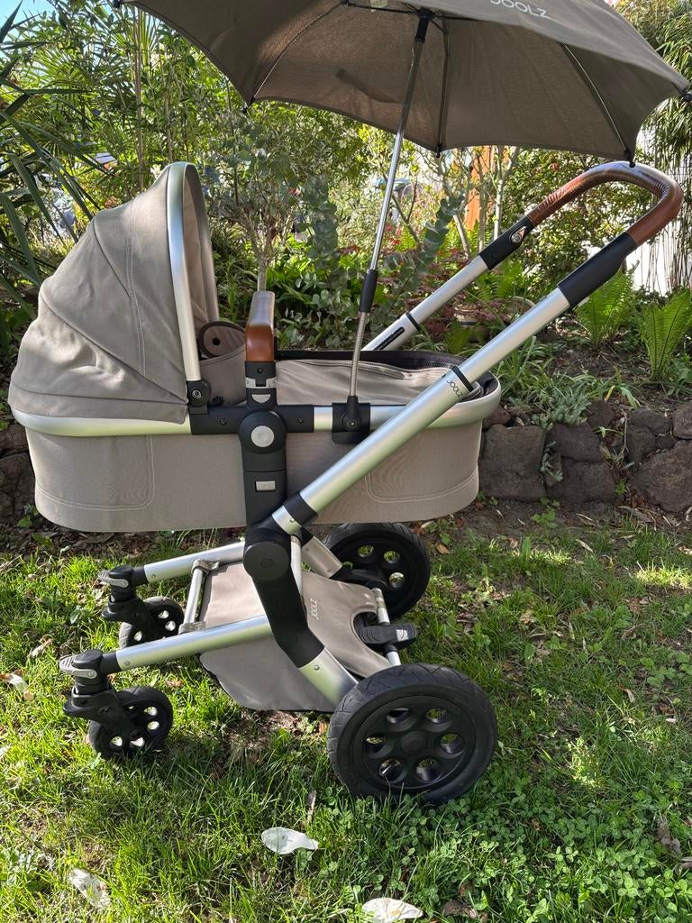 Joolz Day Earth Elephant Grey kinderwagen, Zo goed als nieuw, Combiwagen, Met reiswieg, Ophalen