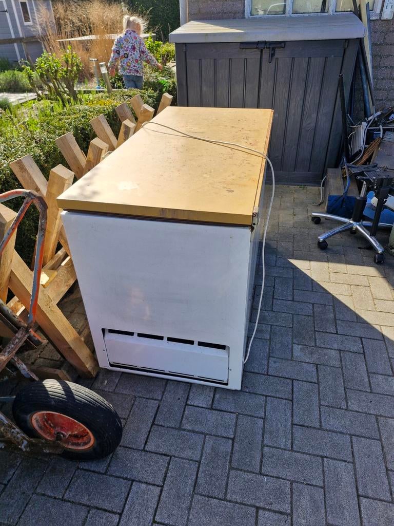 Gebruikte vrieskist, Ophalen