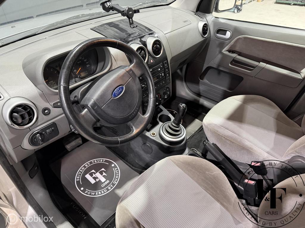 Ford Fusion 1.4 |80pk|Automaat|128000 km NAP|Airco|Trekhaak, Beige, Origineel Nederlands, Bedrijf, Euro 4