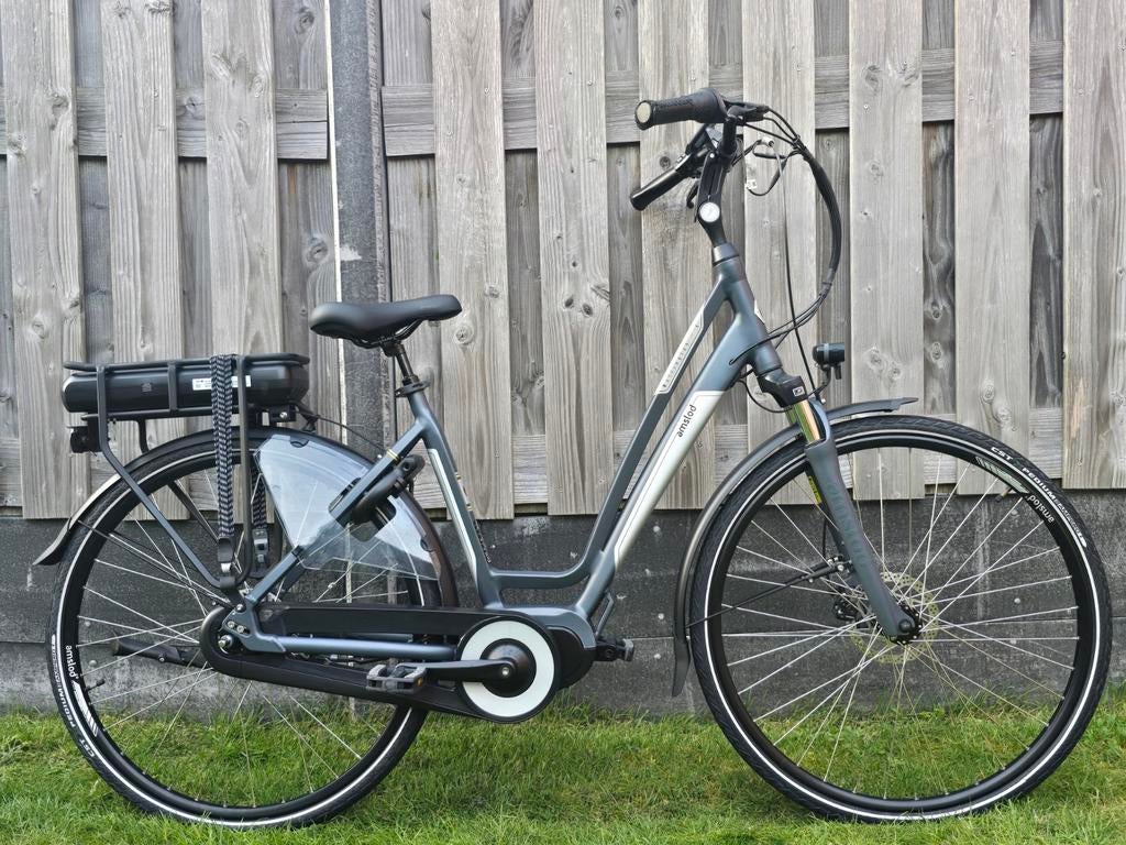 Amslod Hilston LX Middenmotor 600wh E-Bike Elektrischefiets, Zo goed als nieuw, 51 tot 55 cm, 50 km per accu of meer, Ophalen