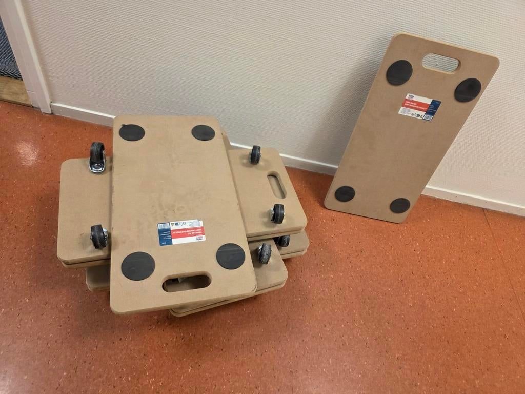 8 HBM MDF transporttrolley 200 kg hondje trolley  dolly, Doe-het-zelf en Verbouw, Ophalen of Verzenden