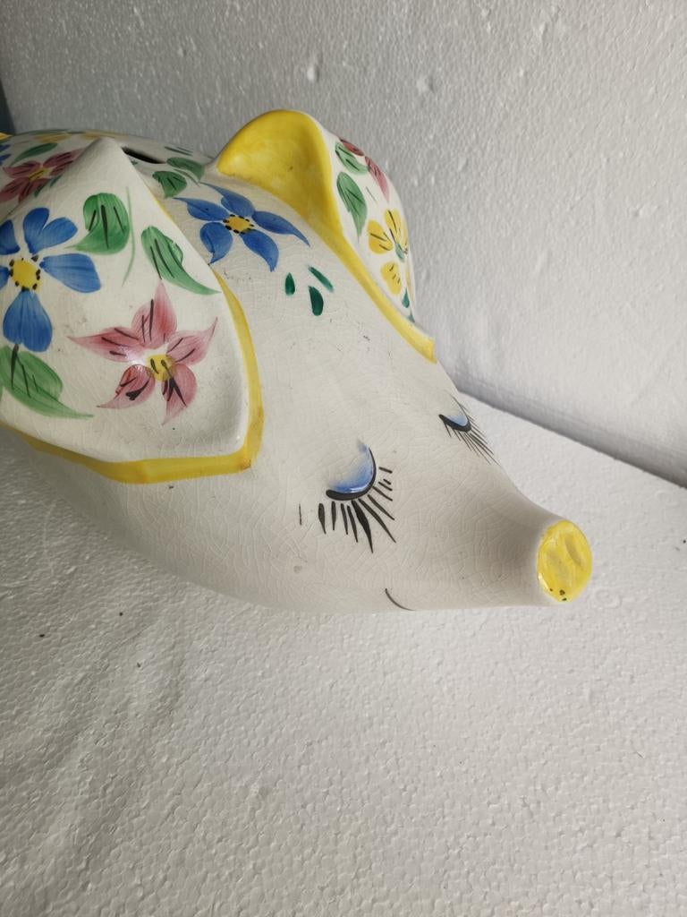 Groot Spaarvarken Arthur Wood Made in England, Verzamelen, Spaarpotten, Ophalen of Verzenden, Steen, Aardewerk of Keramiek, Dier