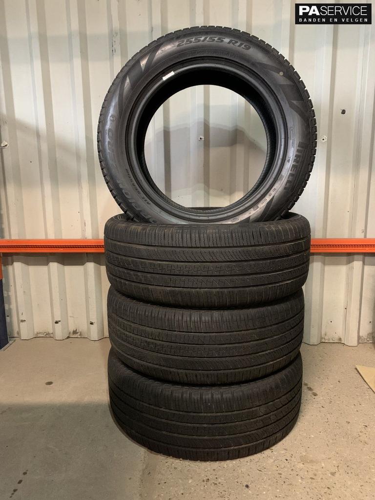 4x Demo Pirelli 255 55 19 zomerbanden, 19 inch, Gebruikt, 255 mm, -