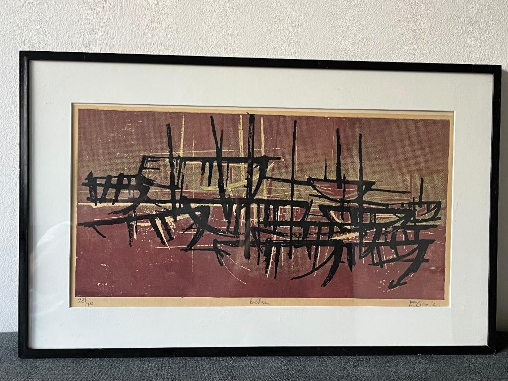 Sixties ets - Rob Cox - Boten, Antiek en Kunst, Ophalen of Verzenden