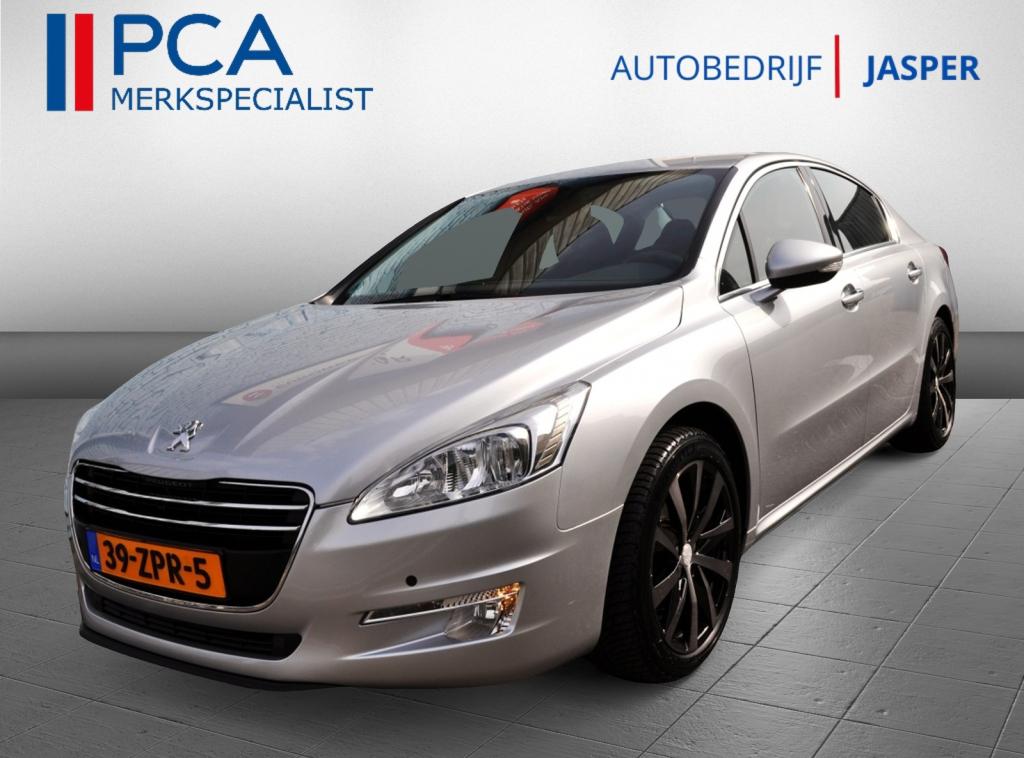 Peugeot 508 1.6 Allure exe elektrstoel nav pdc v+a 1/2leer, Gebruikt, 4 cilinders, Leder en Stof, 14 km/l