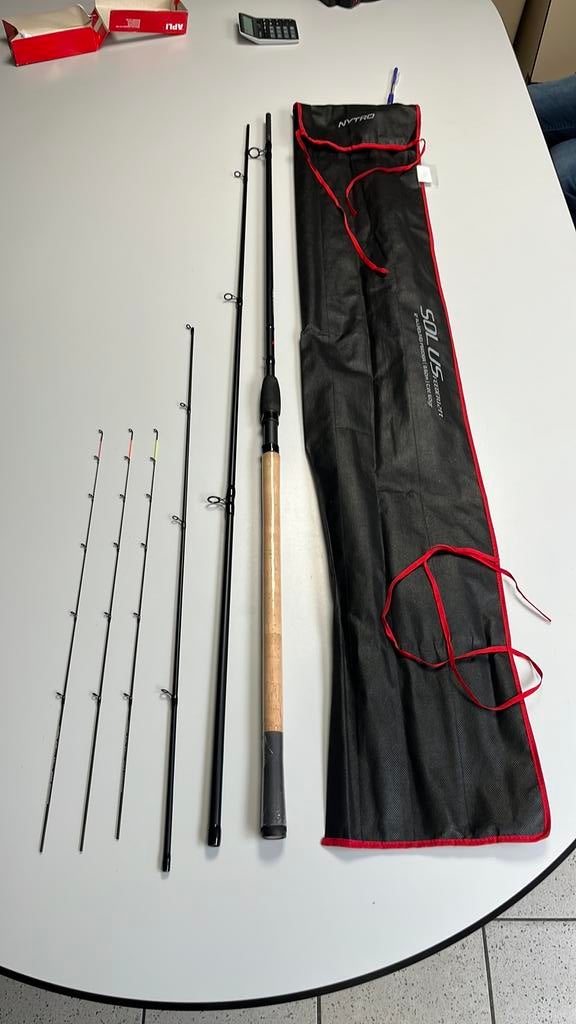 Nytro Solus Allrounder 12 ft feeder, Ophalen of Verzenden, Zo goed als nieuw, Werphengel