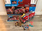 Brandweer wagen en oefening, Kinderen en Baby's, Speelgoed | Playmobil, Ophalen of Verzenden, Zo goed als nieuw, Complete set
