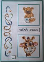 Geborduurde wenskaarten Geboorte, Nieuw, Info@sparklecrafts.nl, Ophalen of Verzenden, Overige thema's