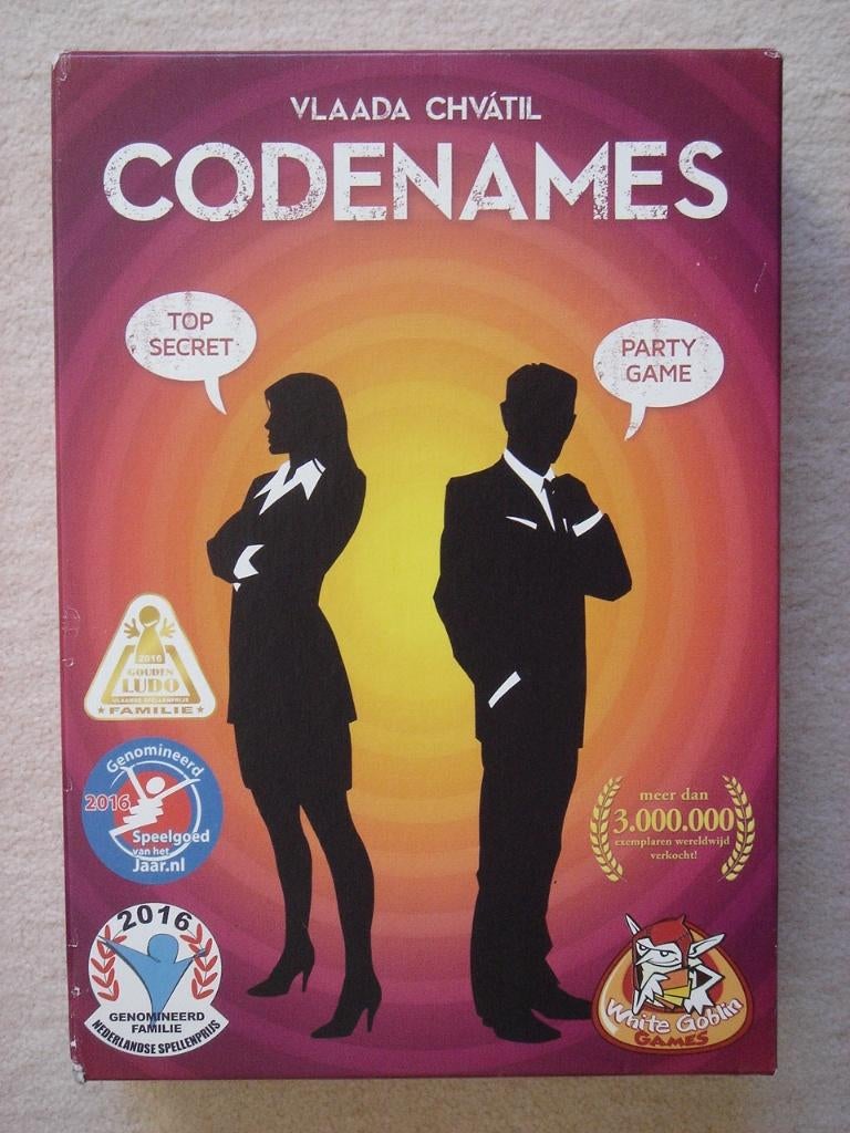 LEUK: Codenames - PARTYspel, Hobby en Vrije tijd, Vijf spelers of meer, Ophalen of Verzenden, Gebruikt, White Goblin Games
