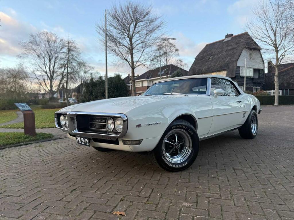 pontiac Cabriolet Firebird Cabriolet Oldtimer, Auto's, Pontiac, Cabriolet, 4 stoelen, Wit