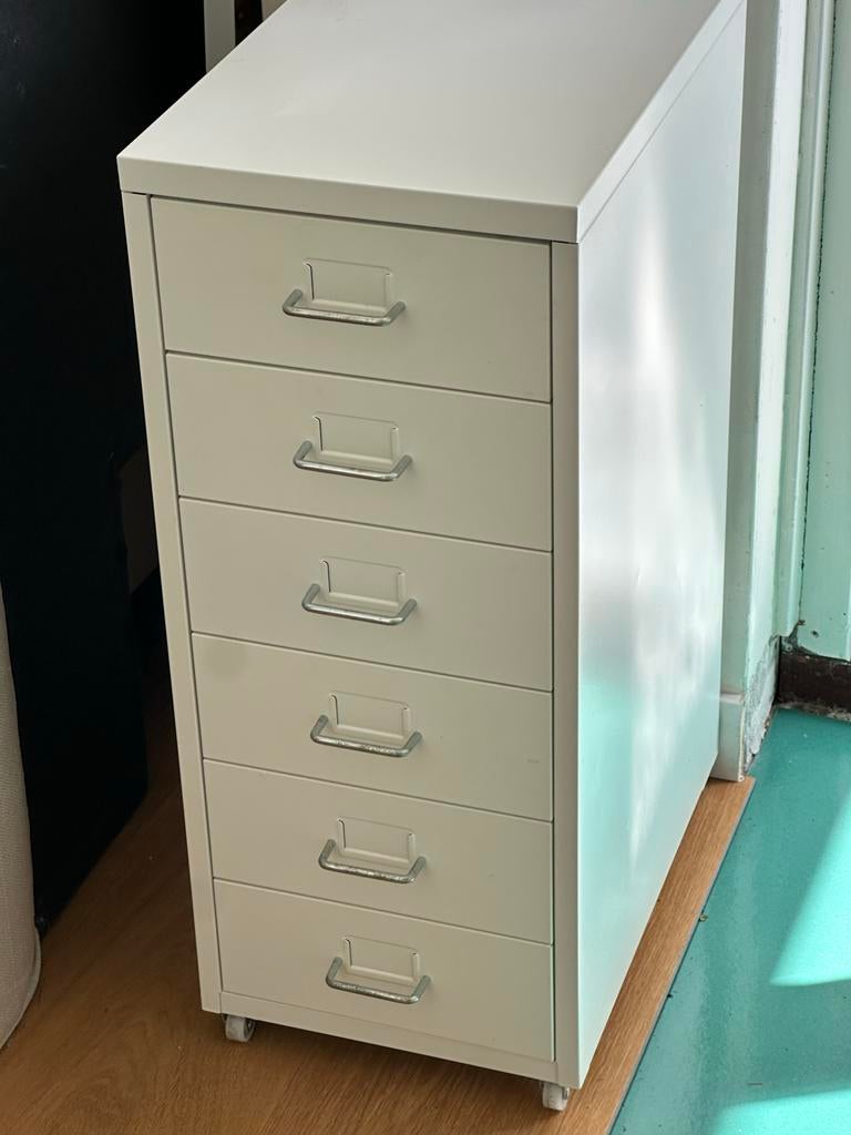 IKEA Helmer ladeblok op wielen - Wit, Ophalen, Minder dan 50 cm, Gebruikt, 5 laden of meer