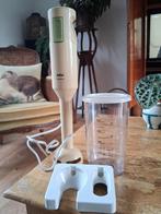 BrAun minipimer staafmixer  met maatbeker en ophangsysteem., Ophalen of Verzenden, Gebruikt