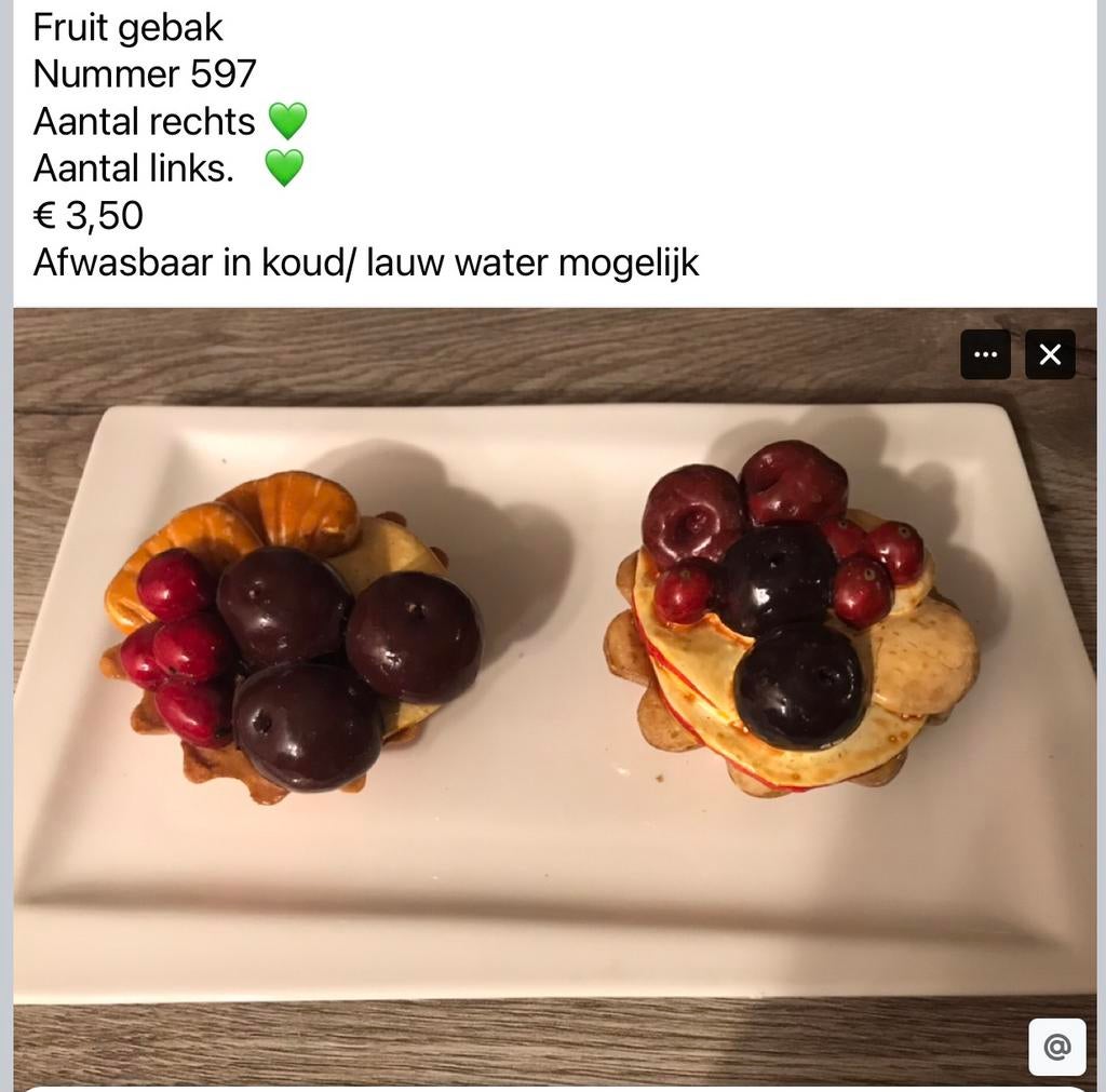 Div decoratie nep gebak , gebakjes, Huis en Inrichting, Woonaccessoires | Overige, Nieuw, Ophalen