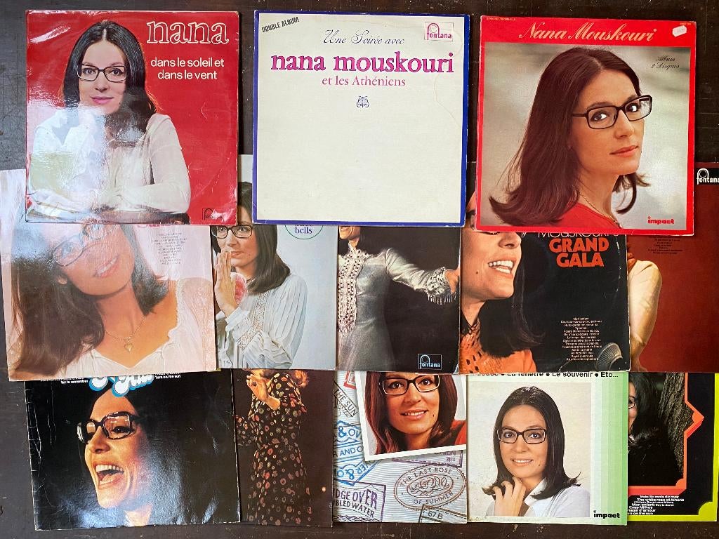 15 lp's nana mouscouri, Ophalen of Verzenden, 1980 - 1989, Gebruikt, 12 inch