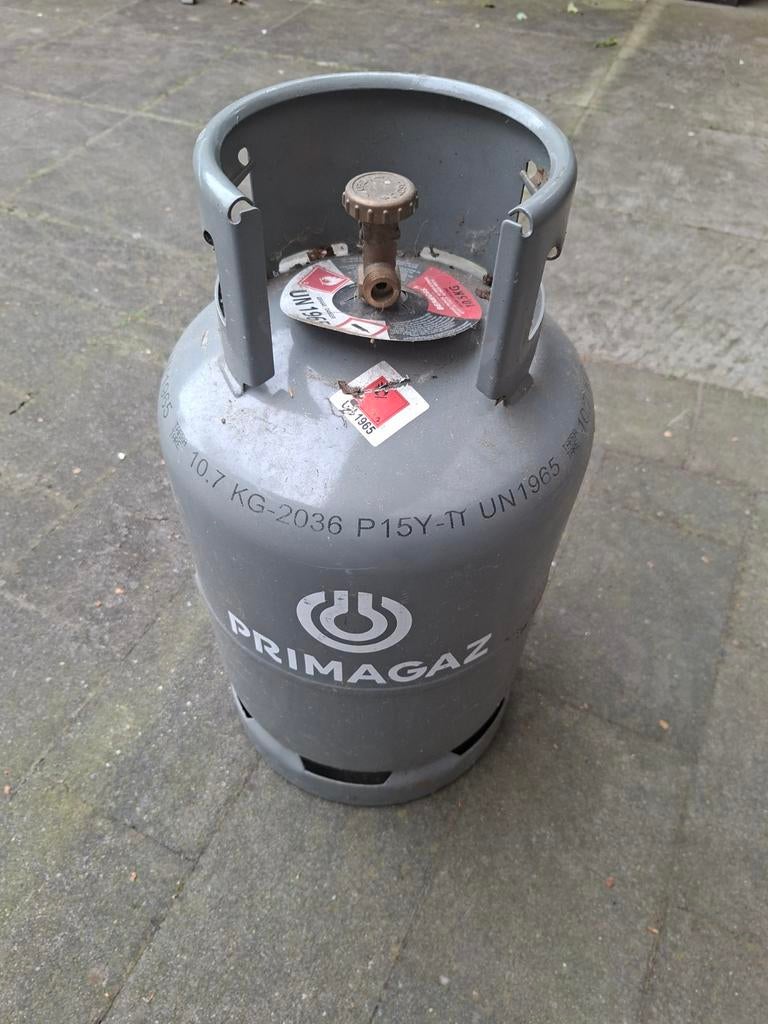 Primagaz gasfles 10.7 KG - Leeg, Tuin en Terras, Gasbarbecues, Ophalen, Gebruikt, Primagaz