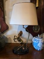 Hollywood Regency tafellamp met paard, Ophalen of Verzenden