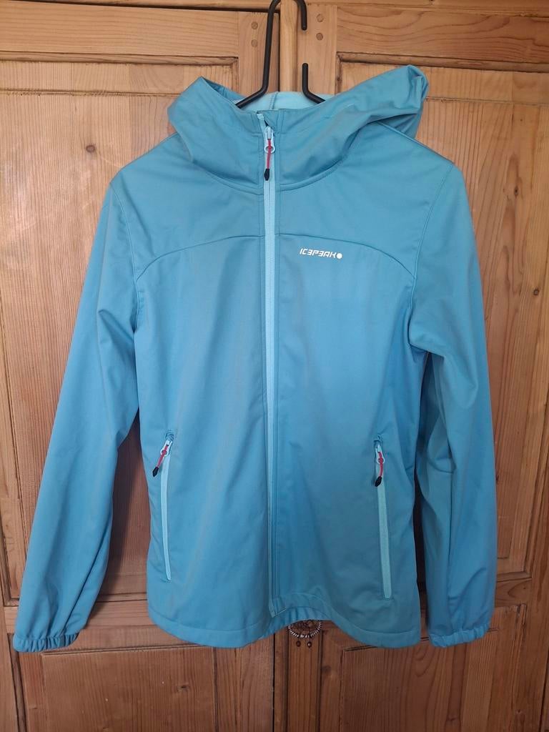 Softshelljas lichtblauw meisjes maat 176, Ophalen of Verzenden, Nieuw, Meisje, Jas