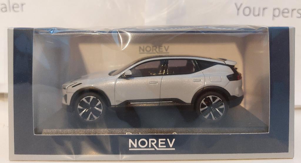 Norev 1:43 Polestar 3 2024 lichtgrijs nieuw in display, Ophalen of Verzenden, Nieuw, Auto, Norev