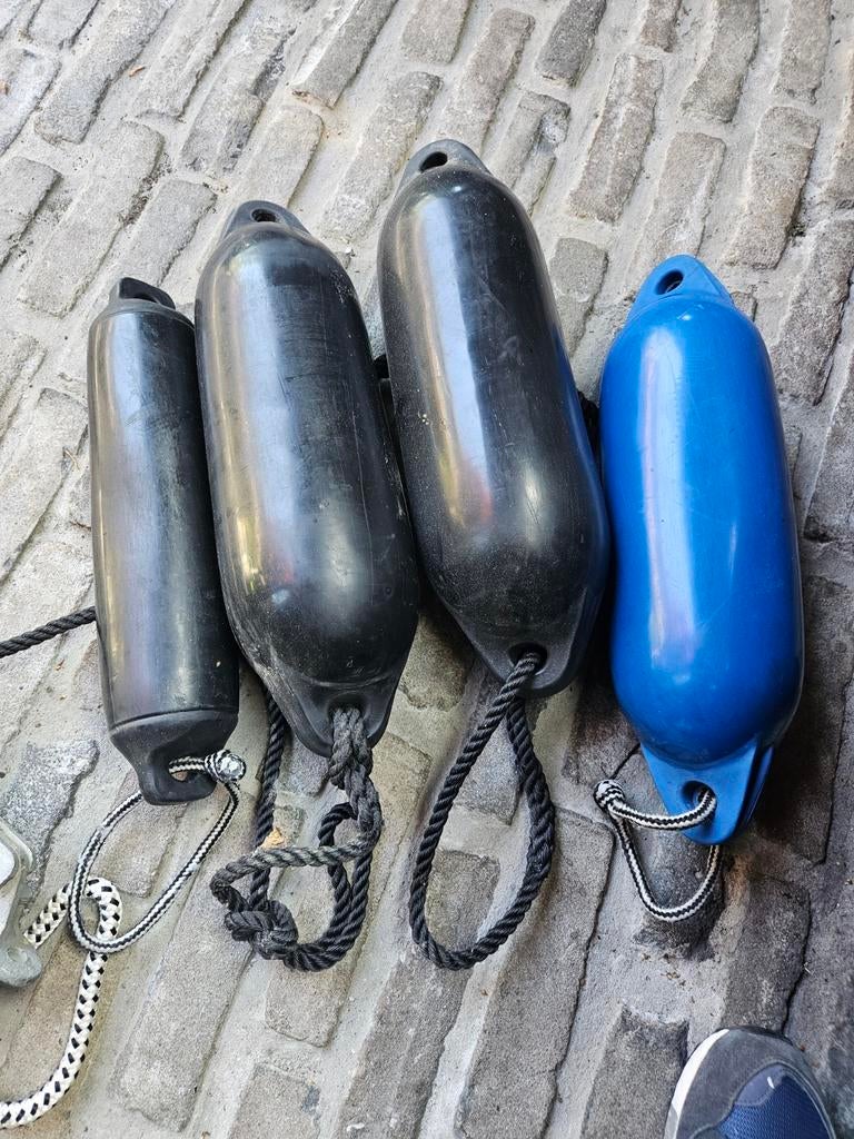 Set van 4 stootwillen (fenders) voor boot, Watersport en Boten, Ophalen of Verzenden
