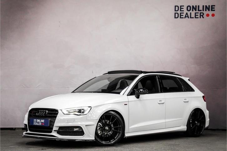 Audi A3 Sportback 1.4 TFSI 170PK Black Edition |RSzetels|B&O, Auto's, Audi, Bedrijf, Te koop, A3, ABS, Airbags, Airconditioning