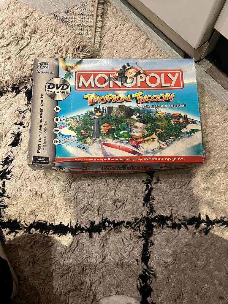 Monopoly Tropical Tycoon DVD TV Game, Spelcomputers en Games, Games | Overige, Gebruikt, Ophalen of Verzenden, 3 spelers of meer