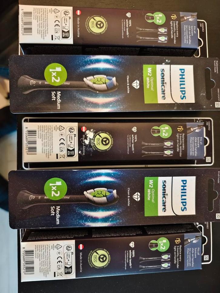 Philips Sonicare W2 Optimal White Opzetborstels - 10 Stuks, Witgoed en Apparatuur, Persoonlijke-verzorgingsapparatuur, Nieuw, Mondverzorging
