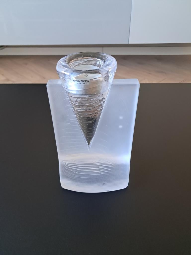 Kaarsenstandaard van Kosta Boda. Kristal, Ophalen, Overige materialen, Minder dan 25 cm