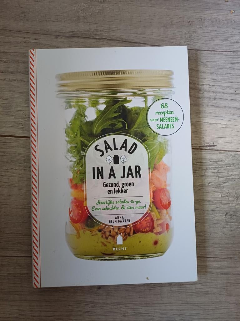 Kookboek-Salad in a jar - Anna Helm Baxter, Ophalen, Zo goed als nieuw, Anna Helm Baxter