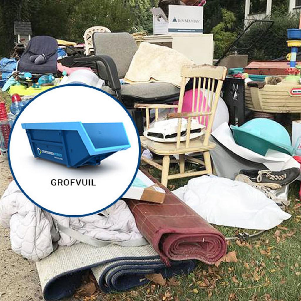 Grof vuil opruimen afval weg halen schoon maken, Verzenden, Zo goed als nieuw
