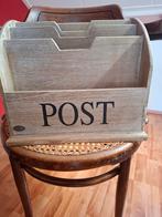 Houten Postbak/krantenbak met vakken Riverdale, Ophalen of Verzenden
