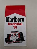 Marlboro Racefestival '80 Formule 1 Sticker, Ophalen of Verzenden