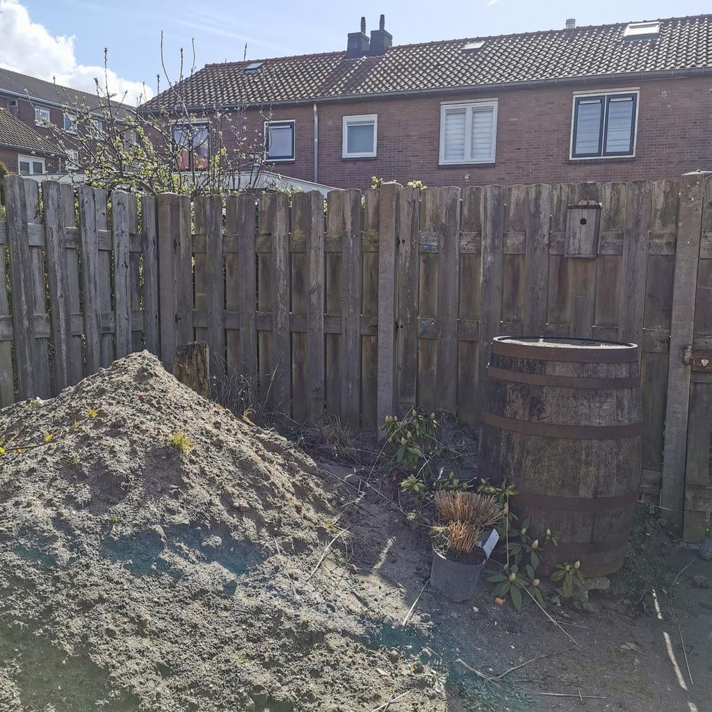 Zand ophoogzand, Ophalen, Gebruikt, Ophoogzand